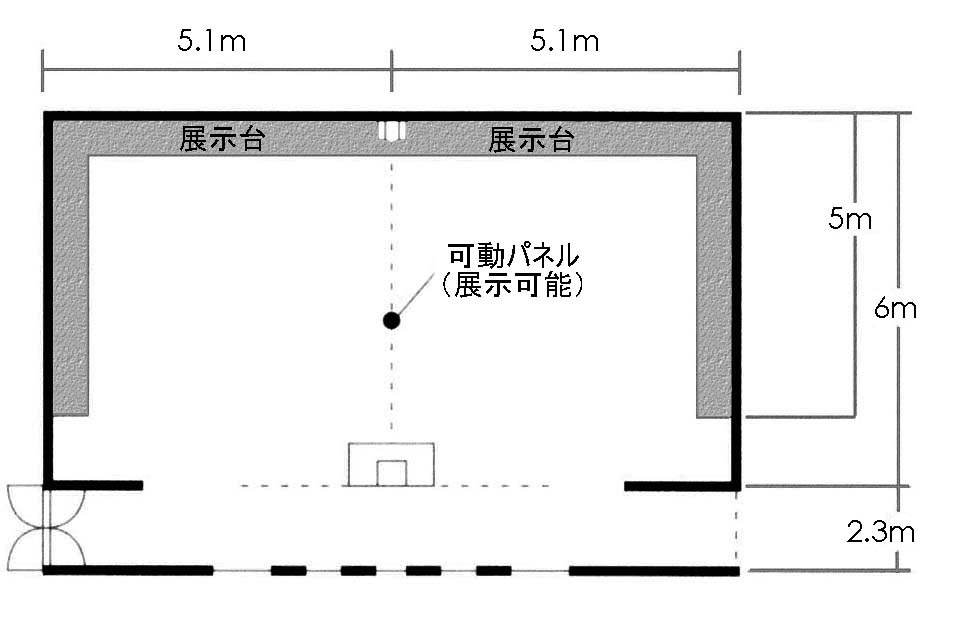 ギャラリー平面図